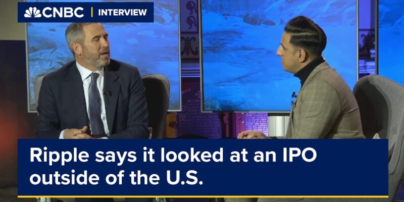 Ripple CEO Brad Garlinghouse Discusses Upcoming IPO Plans Out of U.S.