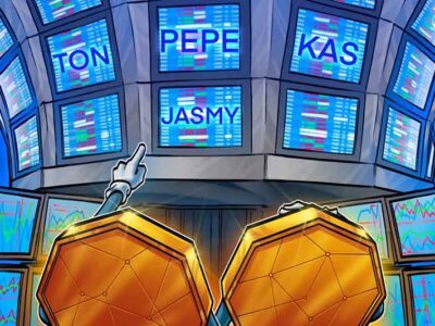 Bitcoin Loses Traction as TON, PEPE, KAS, and JASMY Gain Trader Interest