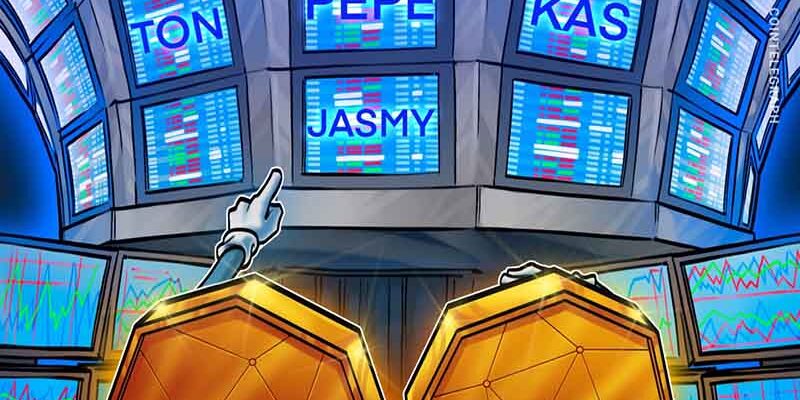 Bitcoin Loses Traction as TON, PEPE, KAS, and JASMY Gain Trader Interest